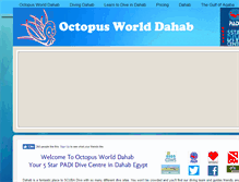 Tablet Screenshot of octopusworlddahab.com